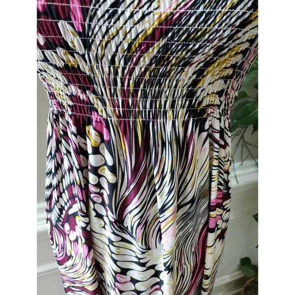 Just Love Women's Multicolor Polyester Off The Shoulder Long Maxi Dress Size L - Picture 3 of 10